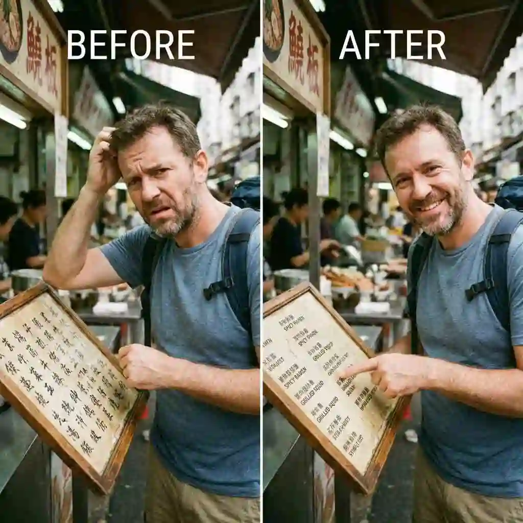 Travel with confidence using our google-photo-translator to instantly translate menus, street signs, and travel guides, making your journey smoother and more enjoyable.