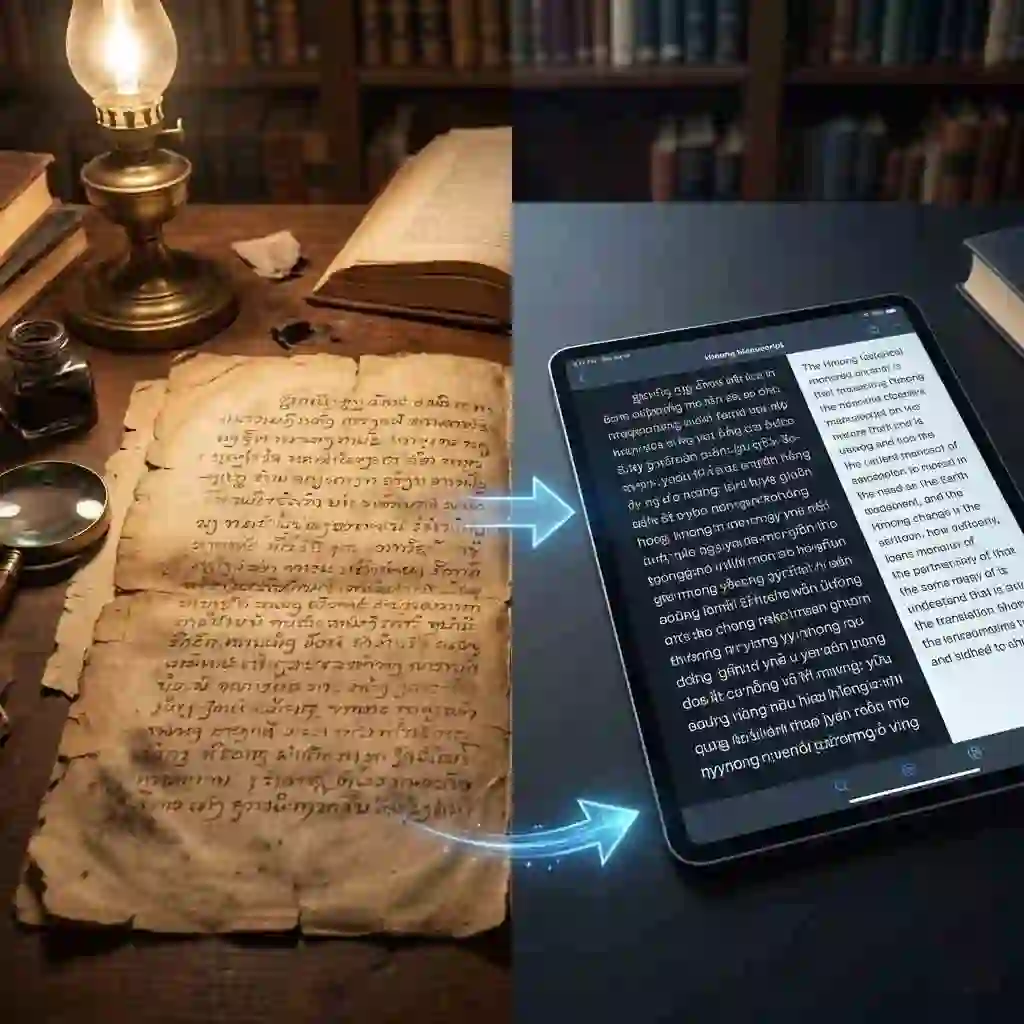 Facilitate academic research by using our tool for hmong translation of historical manuscripts and archival texts, bridging the gap between ancient documents and modern understanding with high fidelity.