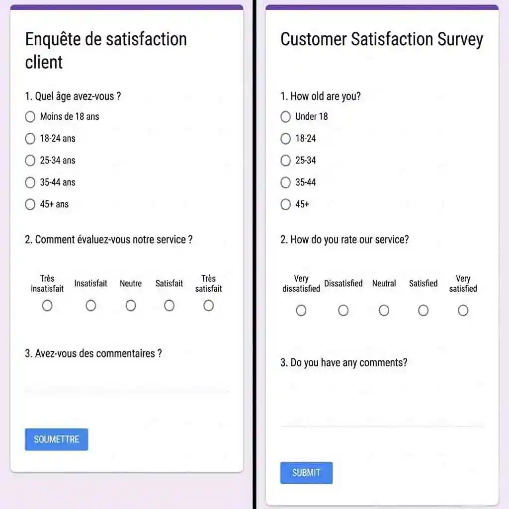 Usuarios haciendo capturas de pantalla de encuestas para ver cómo traducir imágenes de formularios extranjeros, asegurando la precisión.