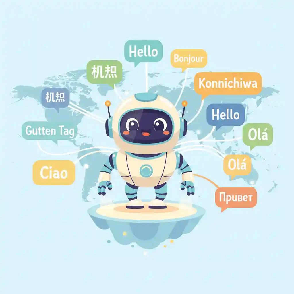 Un mapa global que simboliza el amplio soporte de idiomas disponible en nuestra app para traducir imágenes entre diferentes culturas.