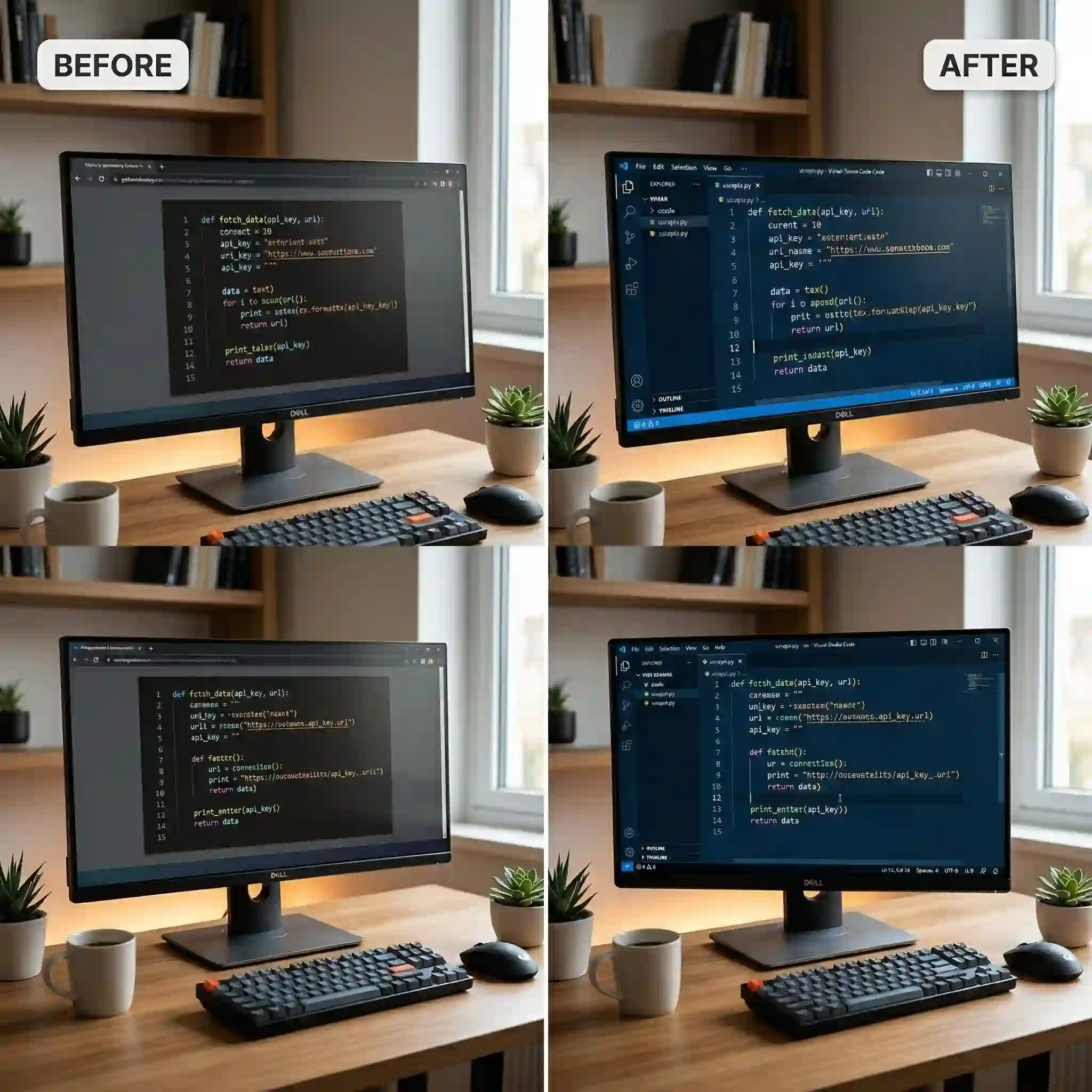 Entwickler-Beispiel, bei dem Bild in Text umwandeln Code aus einem Screenshot extrahiert.