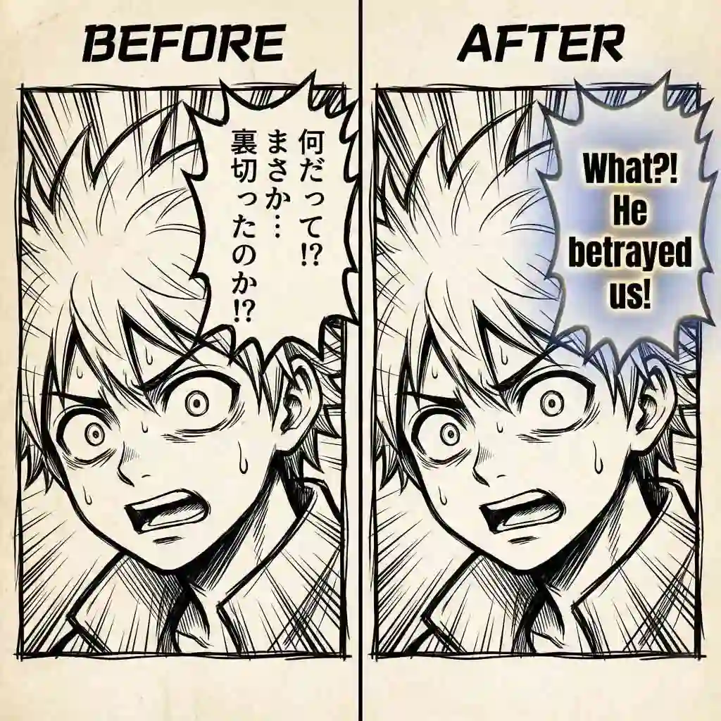 Manga-Fans lesen Original-Comics mit unserem Übersetzer ohne Sprachbarrieren.