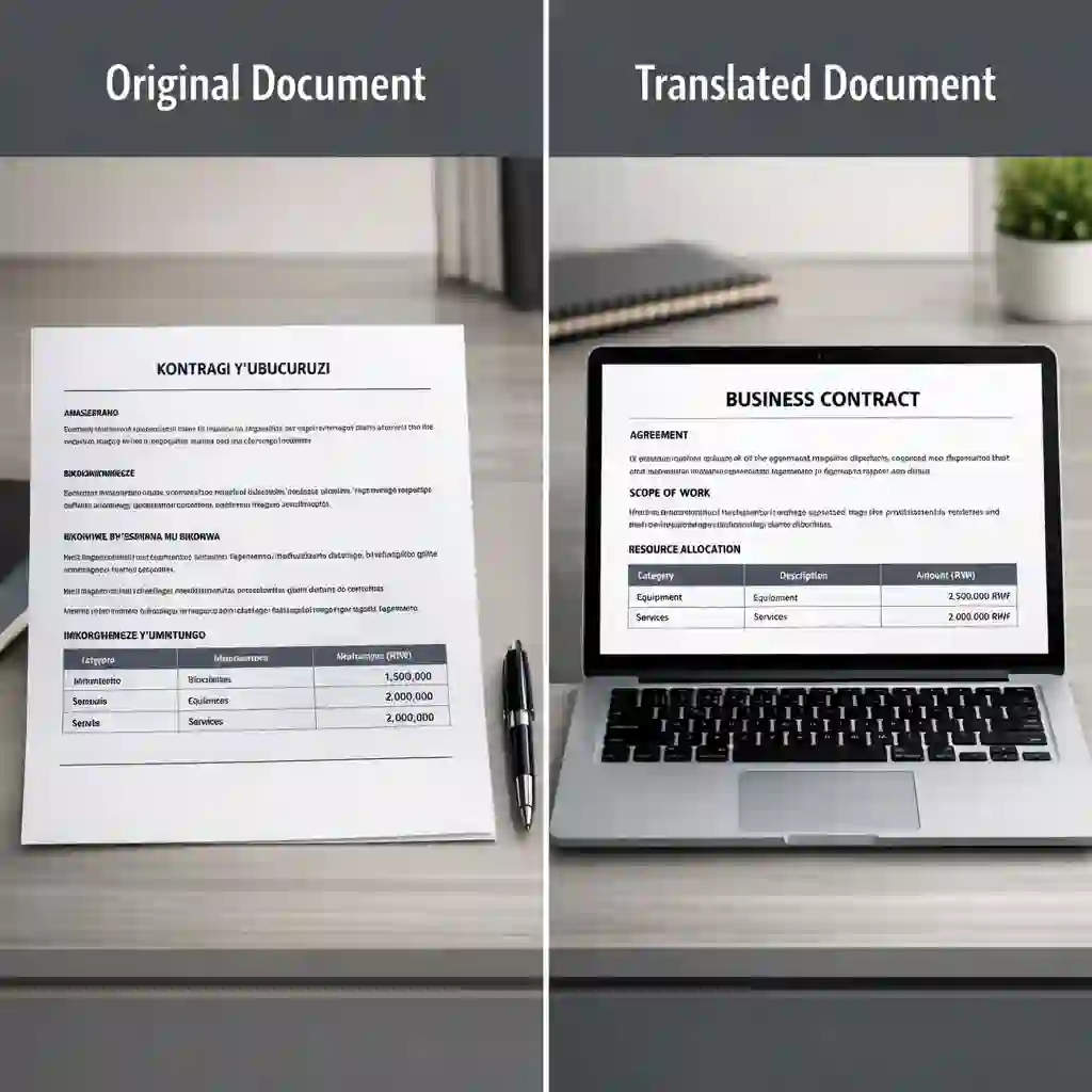 عزز عمليات عملك عبر الحدود من خلال استخدام مترجمنا الموثوق به من الإنجليزية إلى الكينيارواندا للمستندات والتقارير المؤسسية، مما يضمن اتصالًا واضحًا تمامًا وتوسعات عالمية ناجحة.