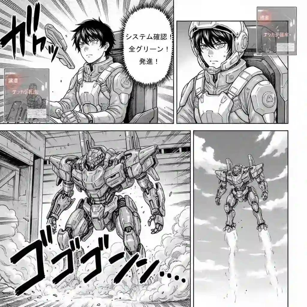 Antes - imagen de manga original antes de la traducción.