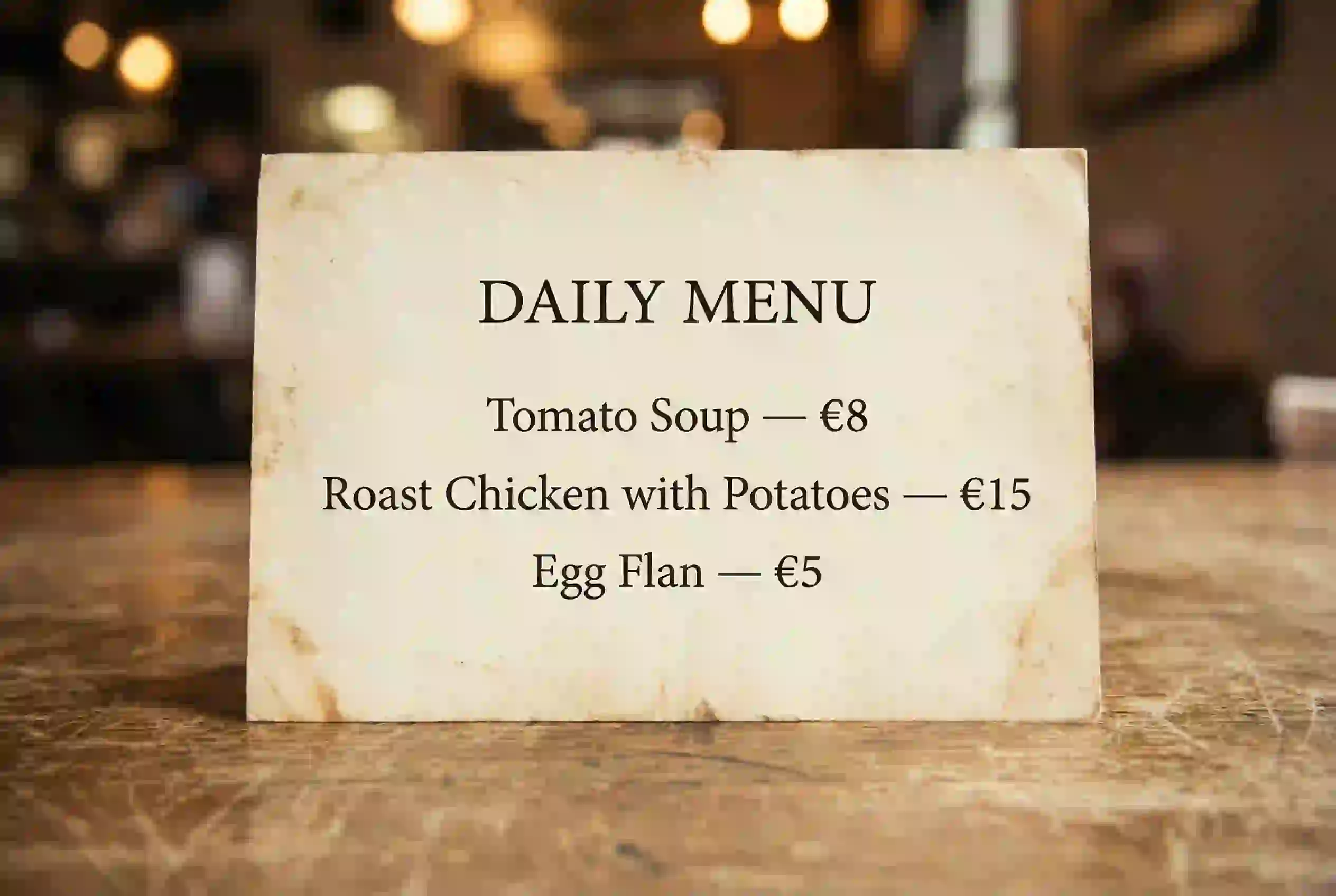 Smart Menu Translator: Scan, Translate, and Order Food Like a Local