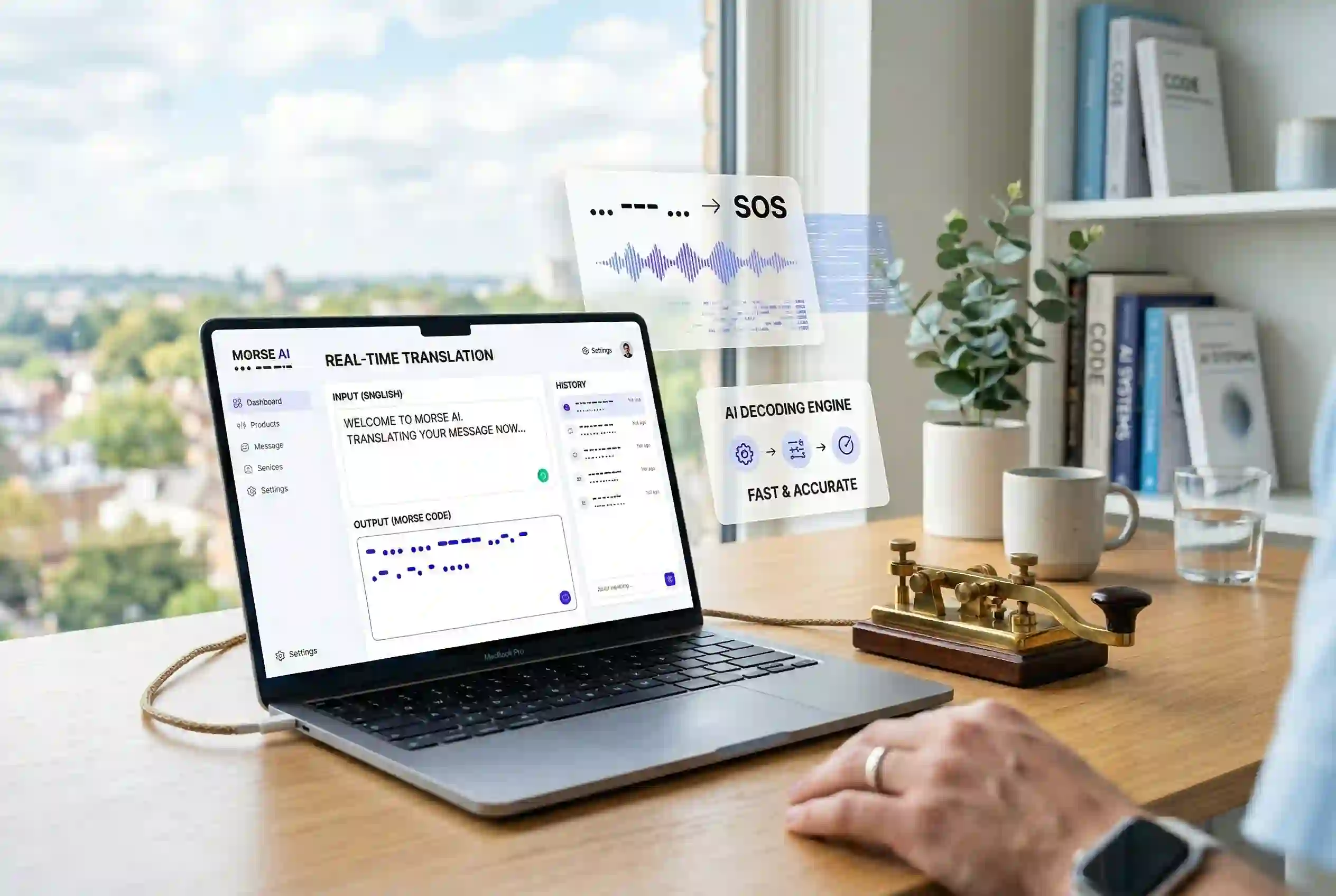 AI Morse Code Translator Image - Decode Pictures