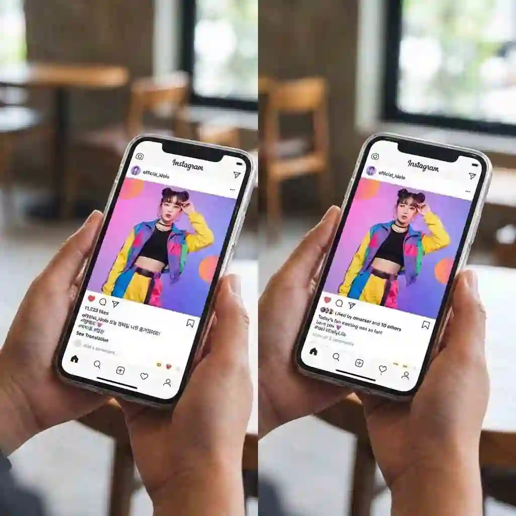 Fans nutzen dieses Tool, um koreanische Bilder ins Englische zu übersetzen, für Social-Media-Updates und Merchandise, um sofort mit ihren Lieblingsidolen in Verbindung zu bleiben.