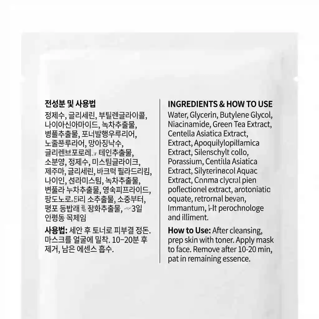Käufer können koreanische Bilder ins Englische übersetzen, für Produktetiketten und Inhaltsstoffe, um sichere und informierte Käufe koreanischer Waren ohne Sprachverwirrung zu gewährleisten.